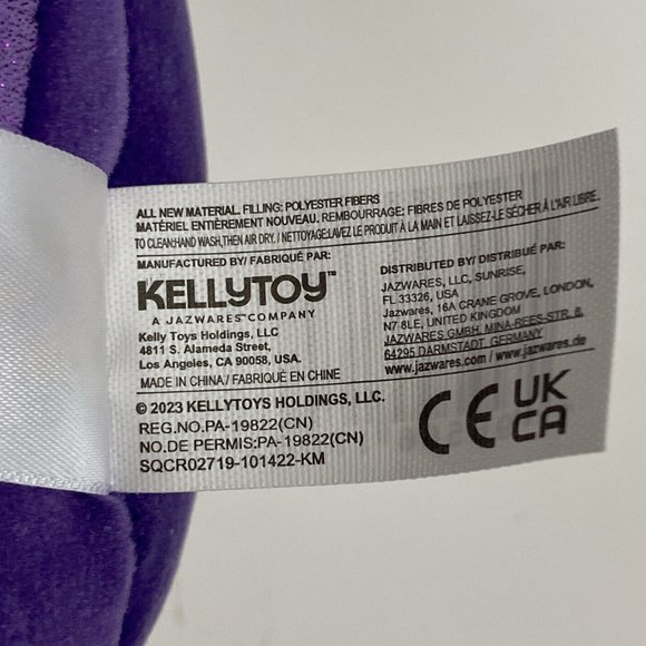 Squishmallows 7.5" Axel The Beetle – Purple Plush Soft Toy, SQCR02719 1 thumbnail image